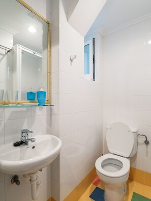 Buồng tắm vòi sen, đồ dùng nhà tắm miễn phí, máy sấy tóc, khăn tắm 
