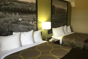 Escrivaninha, cortinas blackout, Wi-Fi de cortesia, roupa de cama
