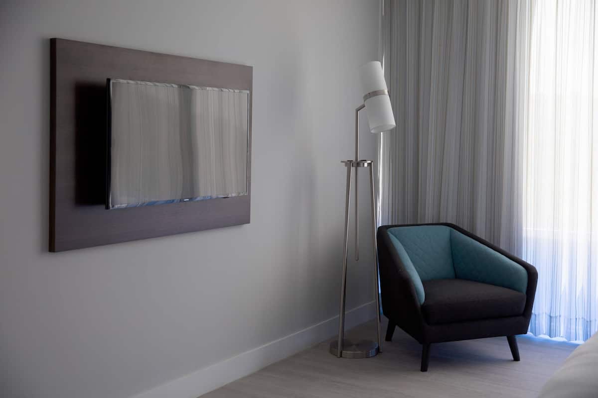 In-room safe, desk, blackout curtains, iron/ironing board