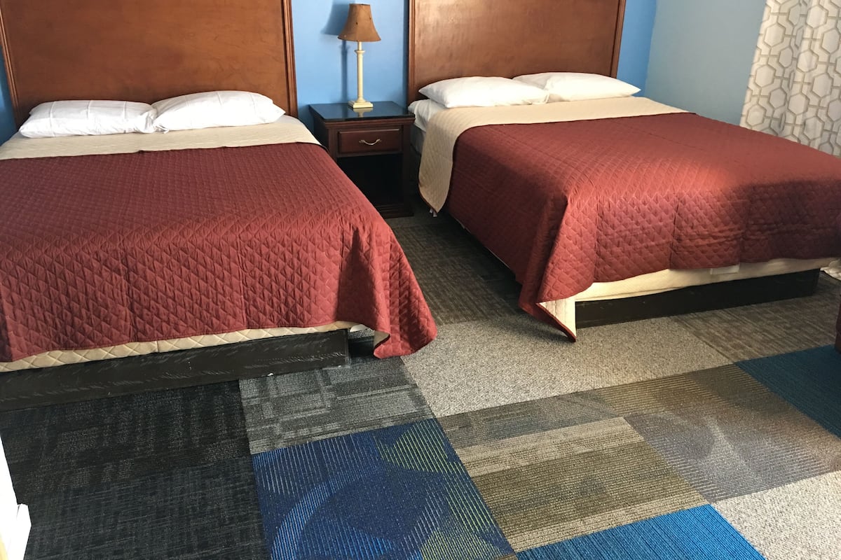 Standard Room, 2 Double Beds, Refrigerator & Microwave | WiFi (free)