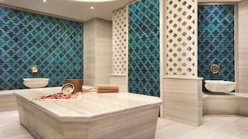 Couples treatment rooms, sauna, steam room, Turkish bath