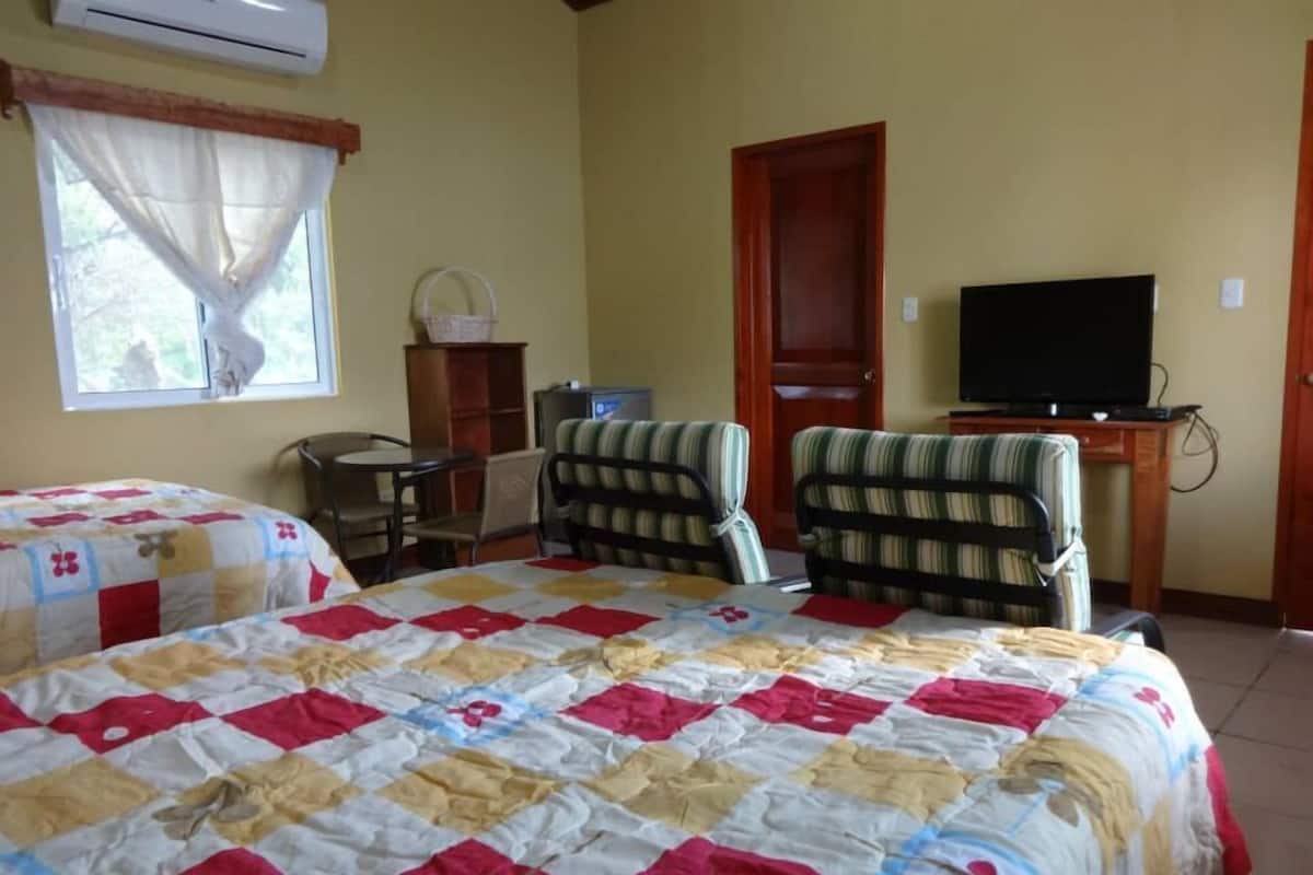 Standard Double Room, 2 Queen Beds, Terrace, Lake View | Desk, soundproofing, iron/ironing board (on request), free WiFi