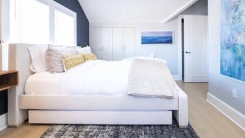 Luksushuoneisto, 1 makuuhuone | 1 makuuhuone, ilmainen Wi-Fi, vuodevaatteet