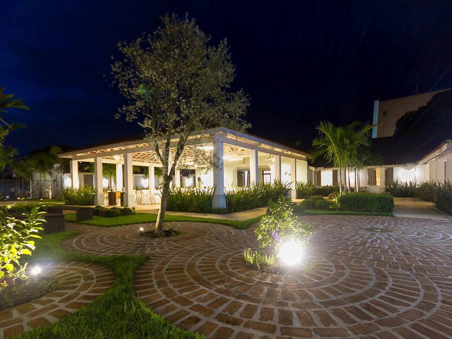 Front of property - evening/night