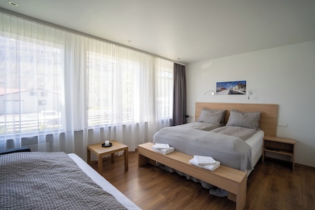 Family Room | Blackout drapes, soundproofing, iron/ironing board, rollaway beds