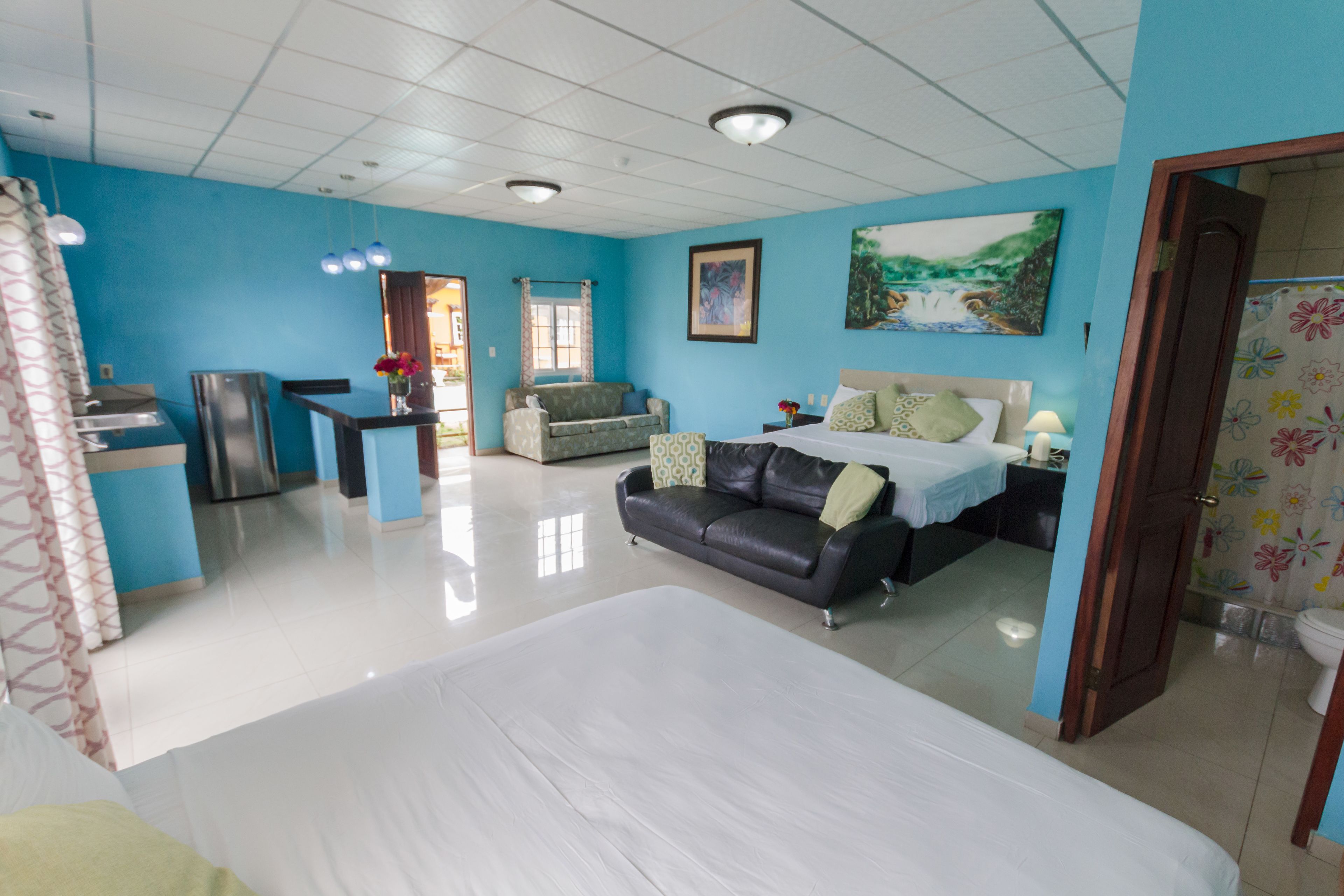 Family Suite, Multiple Beds, Ocean View | Free WiFi, bed sheets