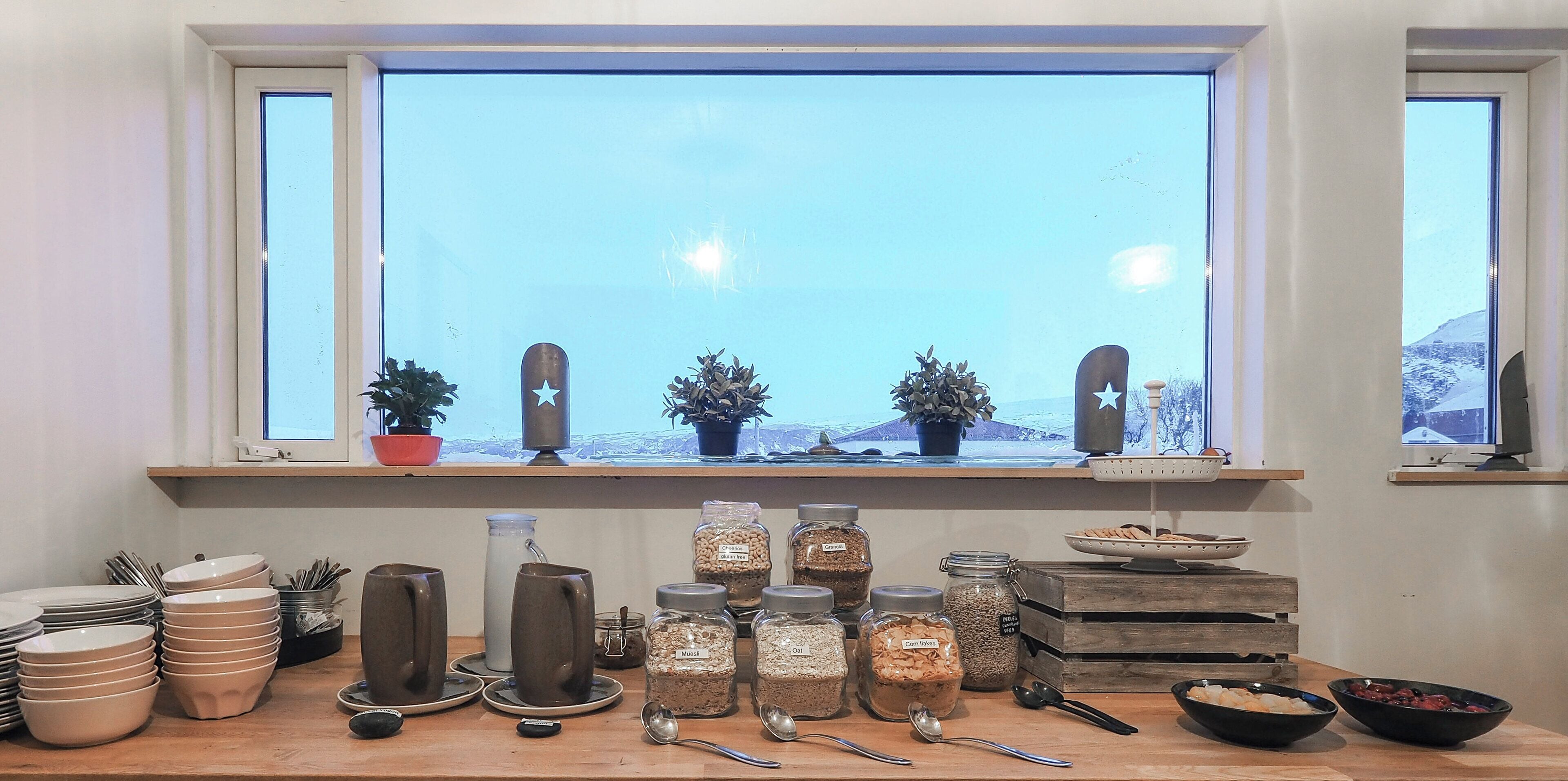 Frokostbuffé hver dag (EUR 17 per person)