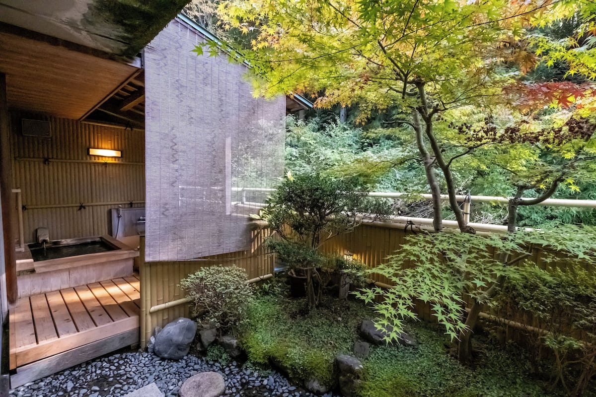 傳統客房 (Japanese Style, With Open-air Bath) | 迷你吧、房內夾萬、獨特裝修、手提電腦工作空間