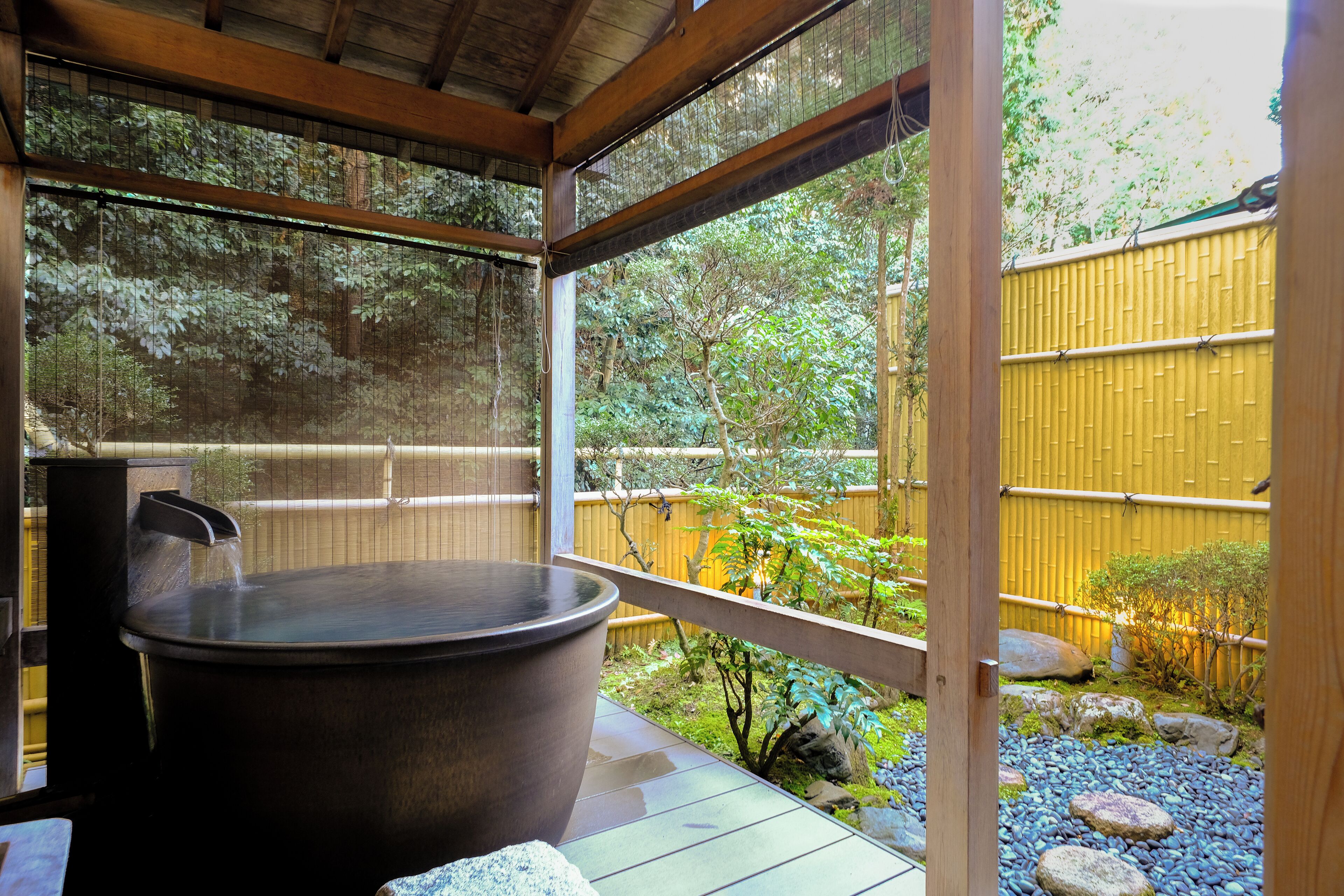 Twin Room with Private Open-air Bath 28sqm - Mountain View | Terrace/patio