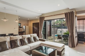 Two Bedroom Pool Villa | Living area - Two Bedroom Pool Villa in Bangtao (Choeng Thale)