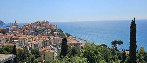 Blick von der Unterkunft