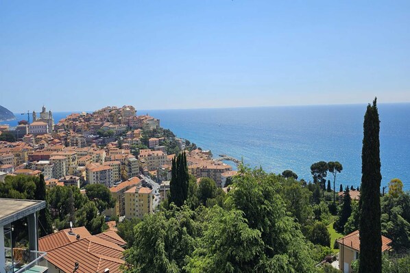 View from property - Beautiful apartment in Imperia Porto Maurizio, best panoramic area of the city (Imperia)