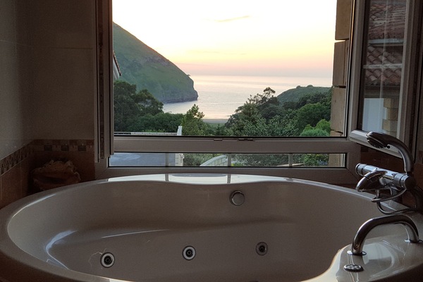 Views from Jaccuzy, Sonabia's beach. just 12 minutes walk from the apartment.