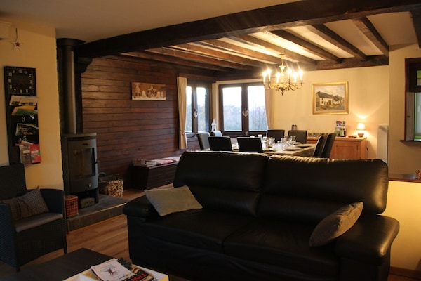 Séjour avec salon et salle à manger