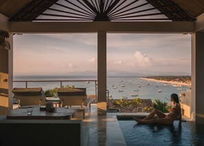 Villa Chantique, 2 Bedrooms, Private Pool, Ocean View | Terrace/patio