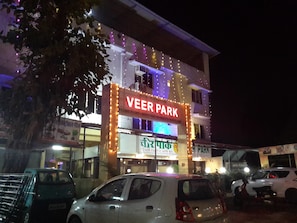 Front of property – evening/night