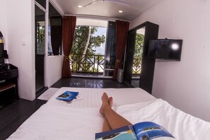 Superior Single Room, 1 Bedroom, Balcony, Sea View | 1 bedroom, premium bedding, minibar, in-room safe - Seven Corals (Maafushi)