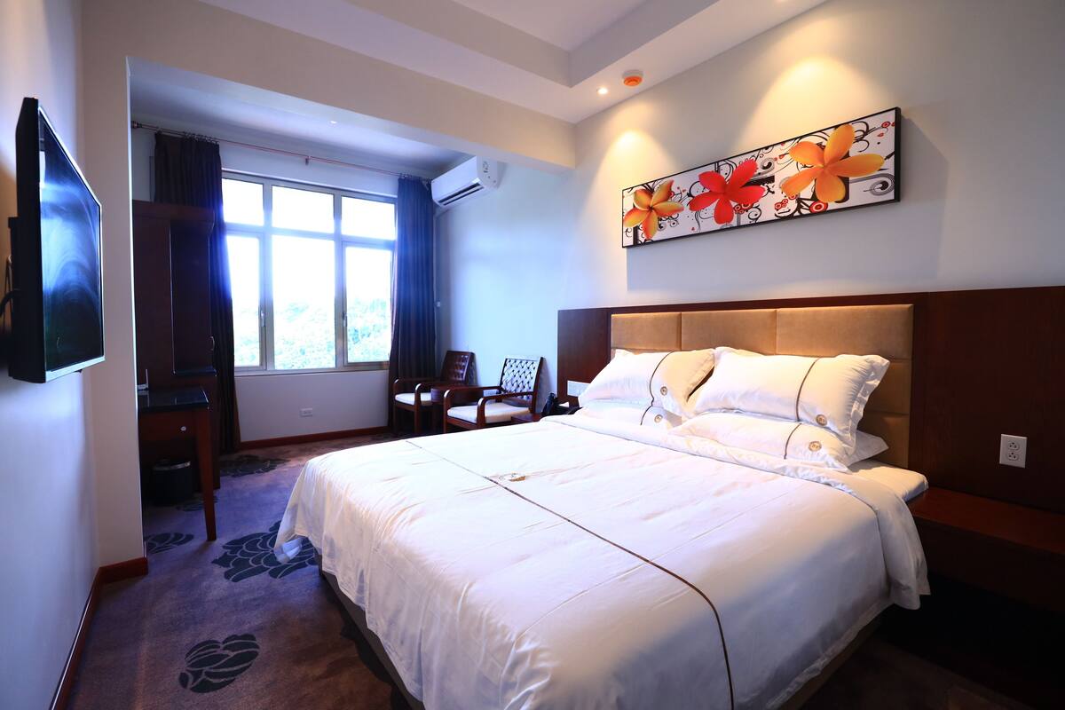 Premium Double Room, 1 Queen Bed | In-room safe, desk, soundproofing, free WiFi