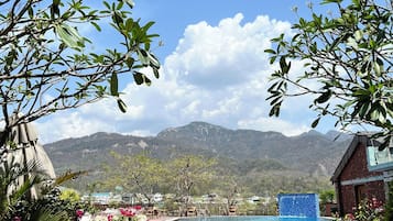 Uitzicht vanuit accommodatie