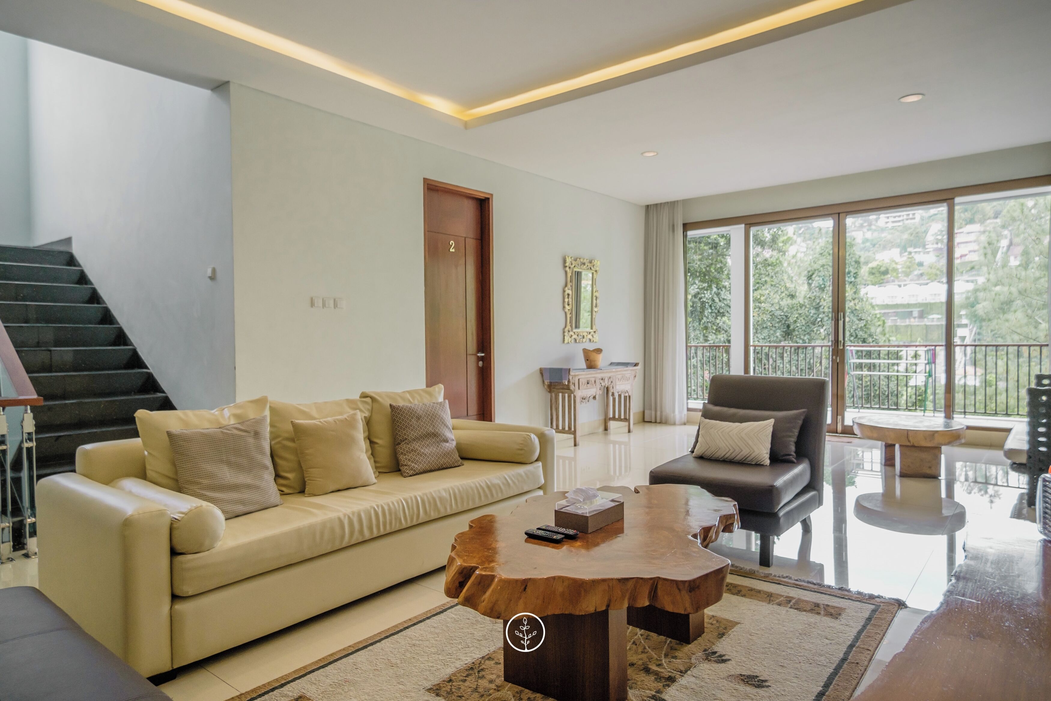 Vila Keluarga, kolam renang pribadi | Area keluarga | TV LCD dan pemutar DVD