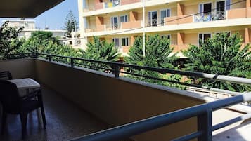 Deluxe-Apartment, 1 Schlafzimmer | Balkon