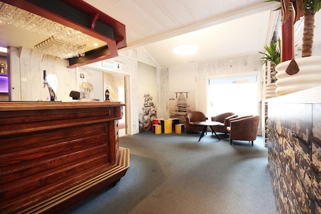 Sala de estar en el lobby