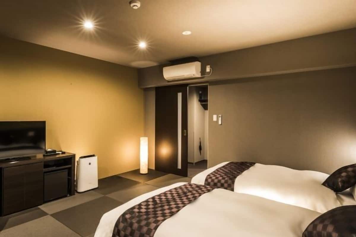 1 slaapkamer, luxe beddengoed, donzen dekbedden, pillowtop-bedden
