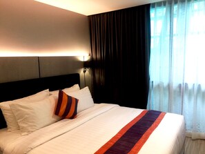 Minibar, caja de seguridad en la habitación y sistema de insonorización