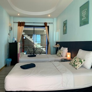 Zweibettzimmer | Kostenloses WLAN, Bettwäsche