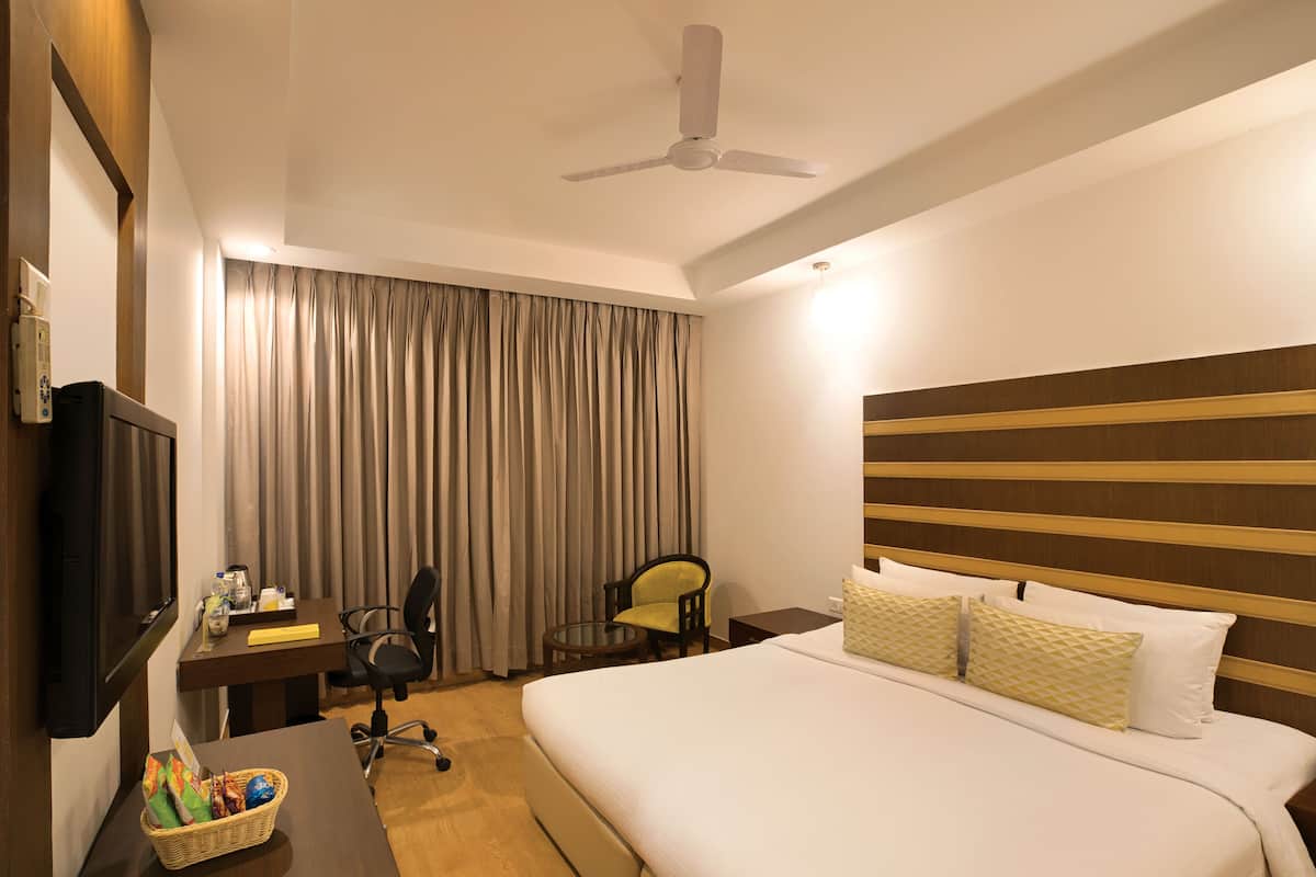 Ropa de cama de alta calidad y minibar