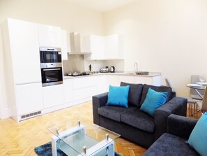 Apartment, 2 Bedrooms (Duplex - 4) | Living area | Flat-screen TV - Expressbnb Apartments (Salford)