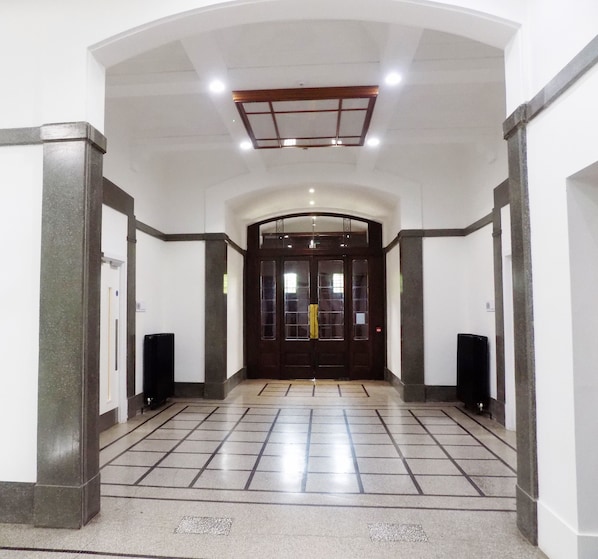 Interior entrance