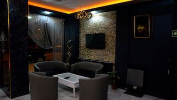 Sala de estar en el lobby