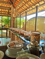 Free daily buffet breakfast