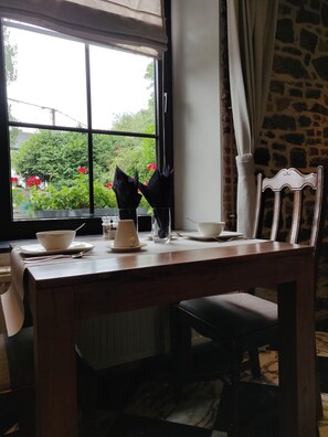Daily buffet breakfast (EUR 10 per person)