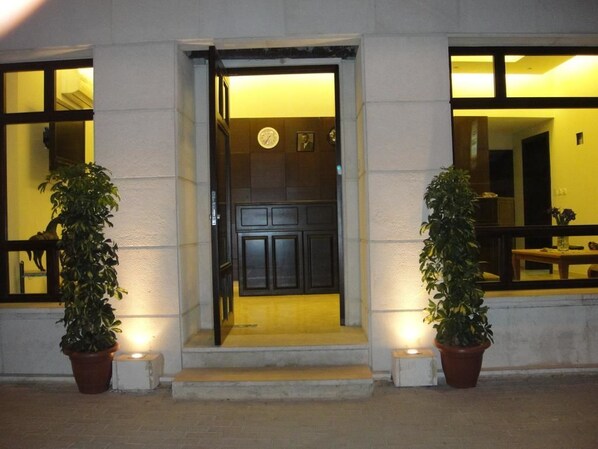 Façade de l’hébergement