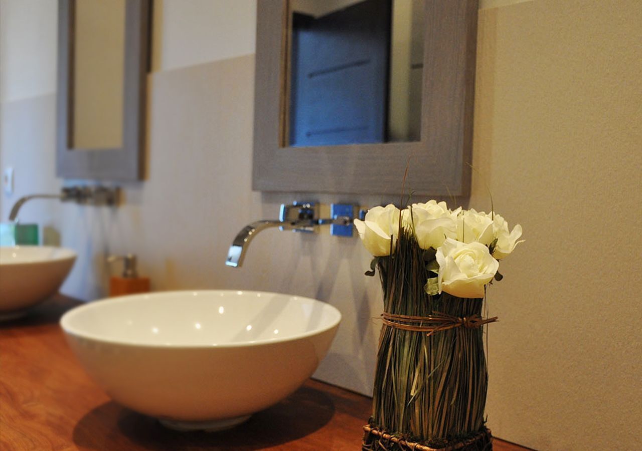 Baño | Regadera, amenidades de baño gratuitas, secadora de cabello, batas 