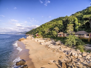 Luxury Suite, 1 King Bed, Private Pool, Ocean View | Terrace/patio