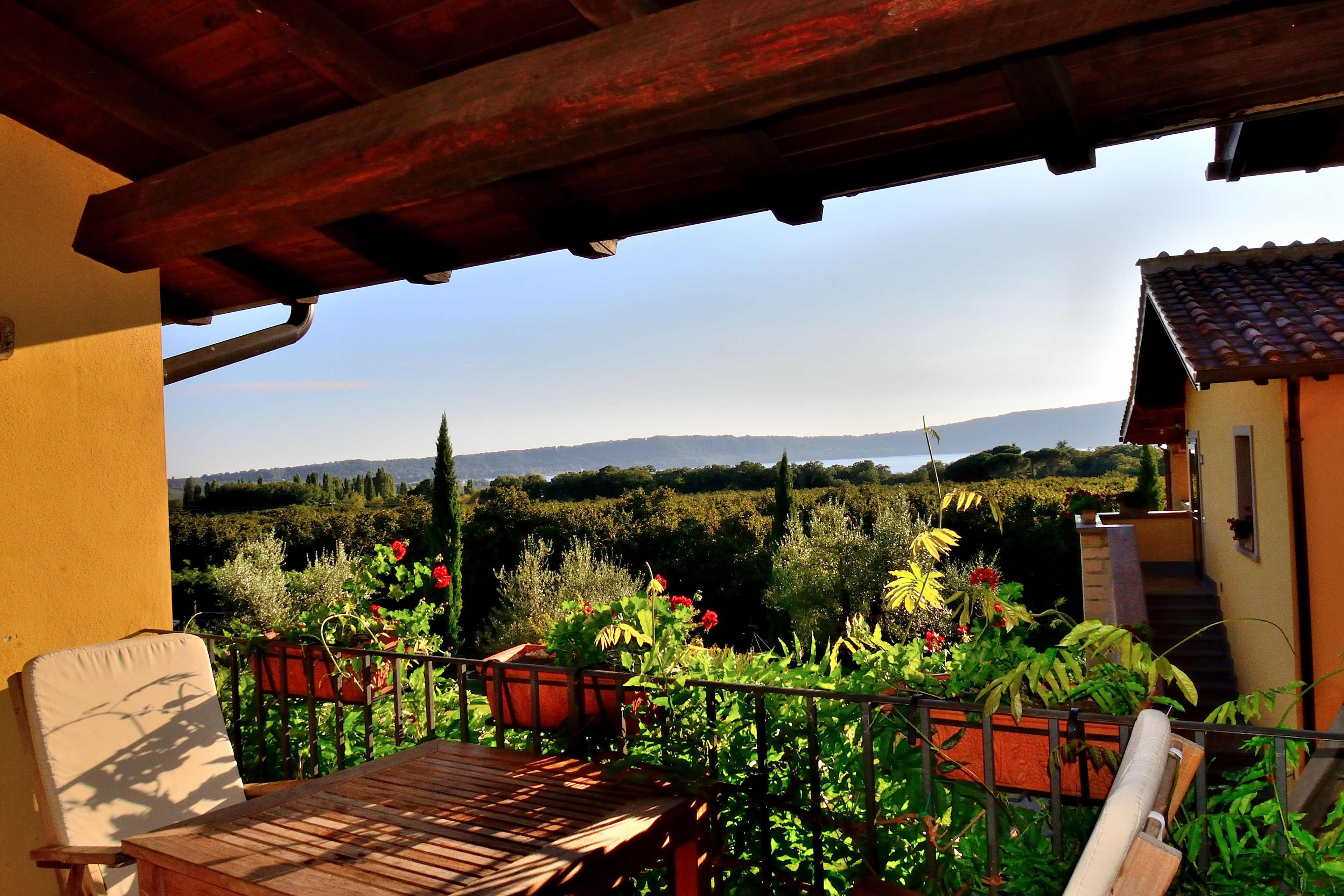 Vue depuis l’hébergement