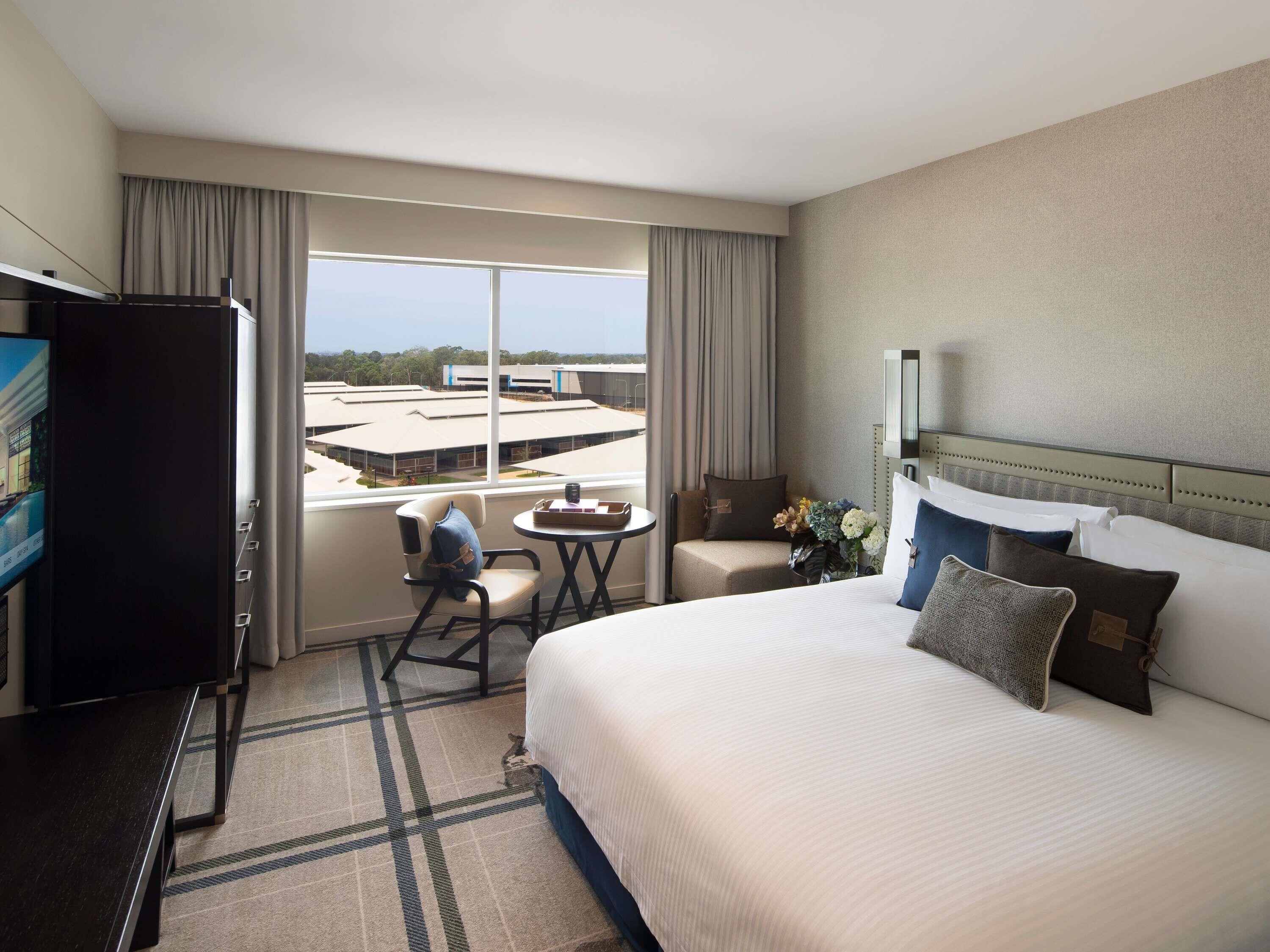 Lakens van Egyptisch katoen, luxe beddengoed, een minibar