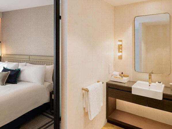 Superior Suite, 1 King Bed | Egyptian cotton sheets, premium bedding, minibar, in-room safe - The William Inglis Hotel - MGallery Hotel Collection (Warwick Farm)