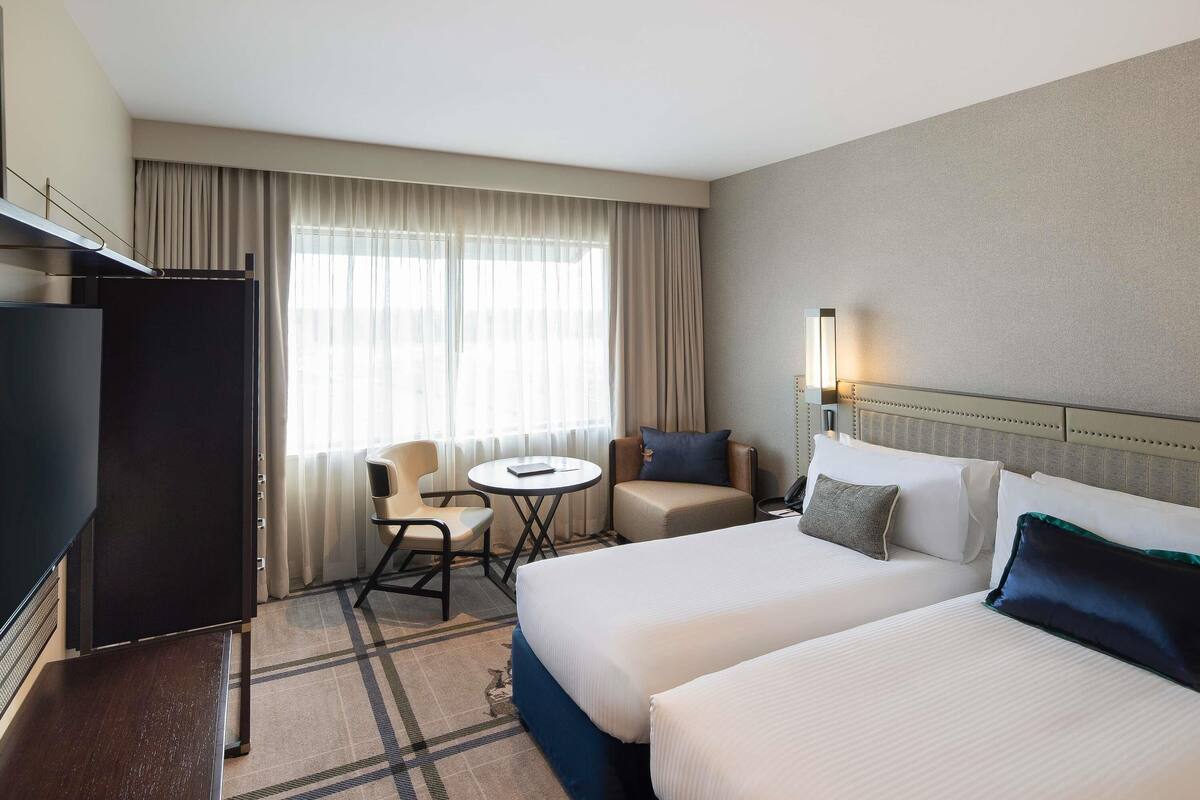 Superior-Zimmer, 2 Einzelbetten | Bettwäsche aus ägyptischer Baumwolle, hochwertige Bettwaren, Minibar