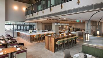 Breakfast, lunch and dinner served