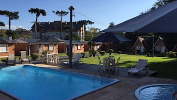 Indoor pool, seasonal outdoor pool