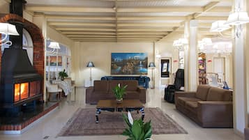 Sala de estar en el lobby