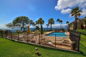 Outdoor pool - NP B5 OceanFront Condo w Ocean Views AC Pool (Lahaina)