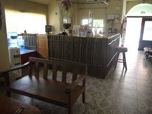 Sittområde i lobbyn