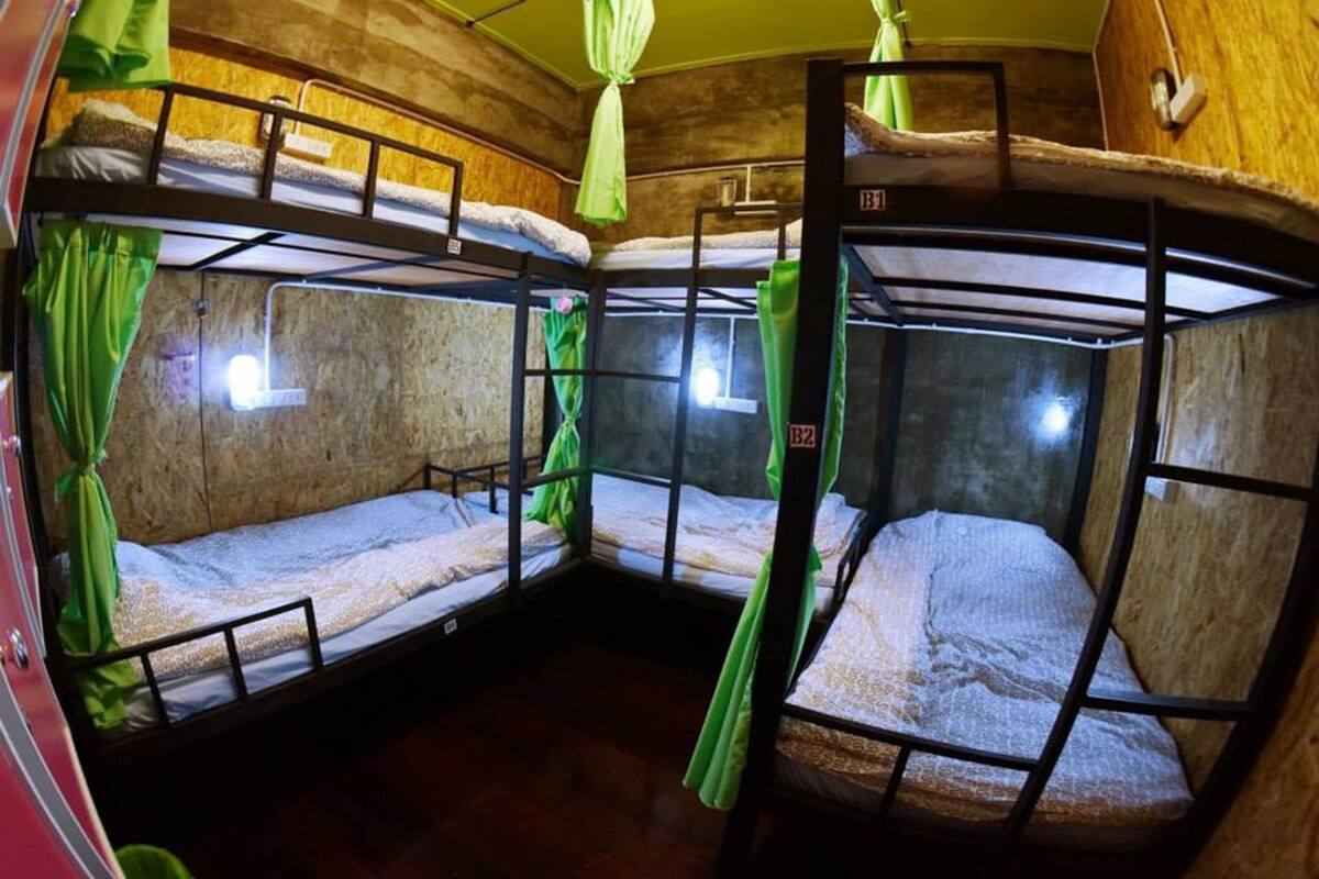 Mixed Shared Dormitory | Iron/ironing board (on request), free WiFi