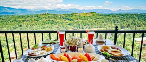 Kontinental frokost er inkludert