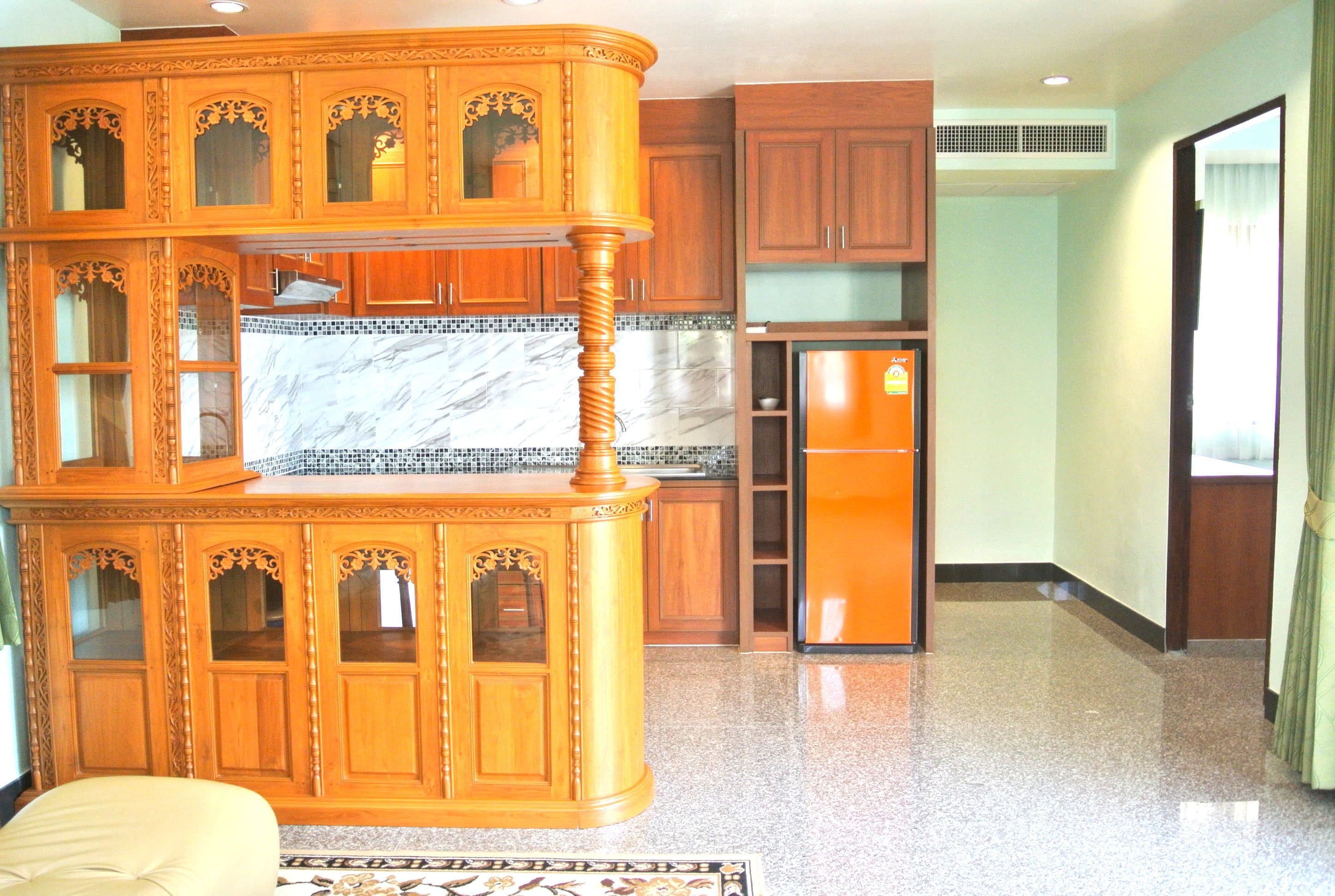 1-bedroom villa with pool view | private kitchen | fridge, coffee/tea maker, electric kettle
